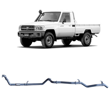 Redback Extreme Duty Exhaust for Toyota Landcruiser 79 Series 4.2L 1HZ (10/1999 - 01/2007) - Brixton 4x4 - Buy Online Now!